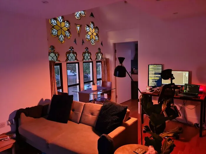 My Apartment, A Converted Church From The 1800s, On A Cold Evening In London