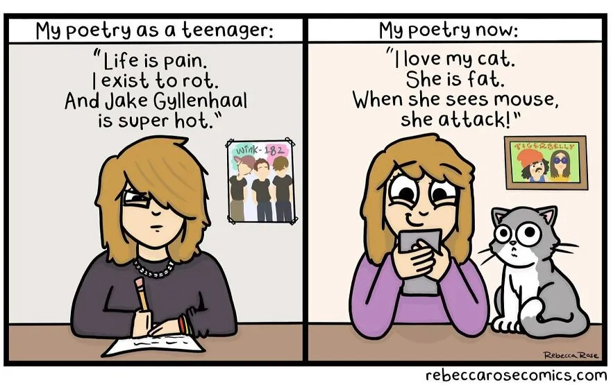 50 Funny And Cute Comics Inspired By The Artist's Life With Her Boyfriend And 3 Cats