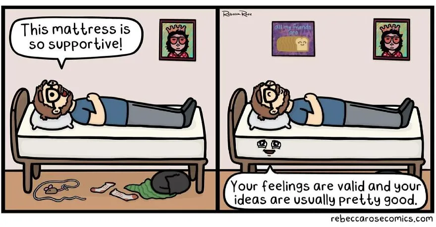 50 Funny And Cute Comics Inspired By The Artist's Life With Her Boyfriend And 3 Cats