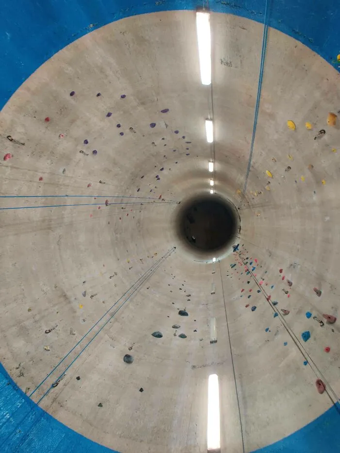 These Old Silos In Oklahoma Were Converted To A Rock Climbing Gym