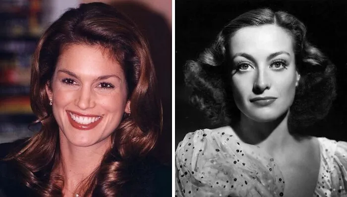 Cindy Crawford And Joan Crawford