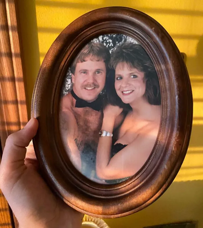 My Parents' Wedding Photo In 1991