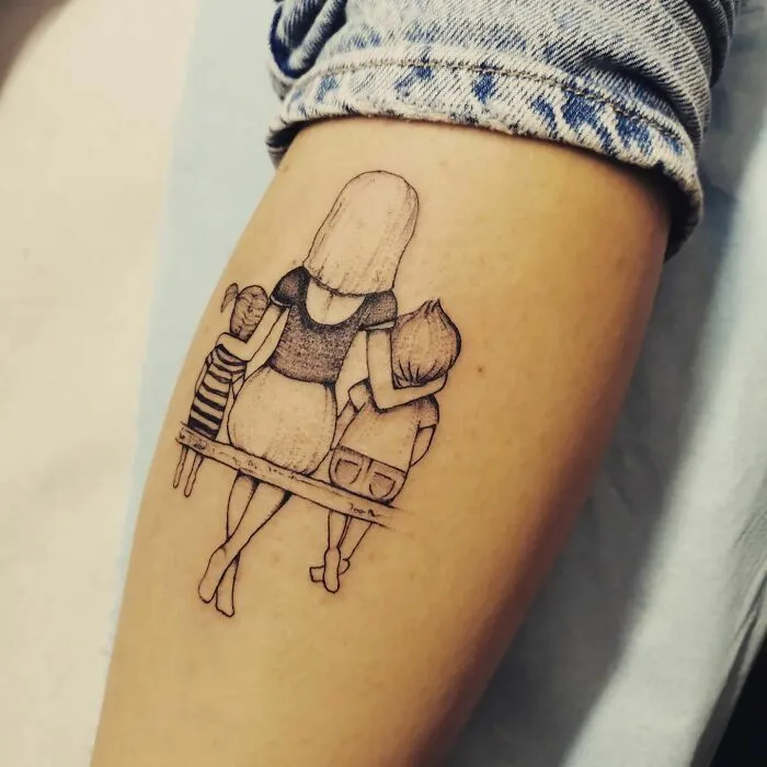 Cute Family Tattoo