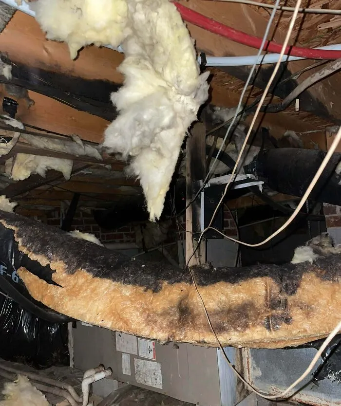 Had An Electrical Fire Last Night. A Conveniently Placed Water Line Burst From The Heat And Put It Out