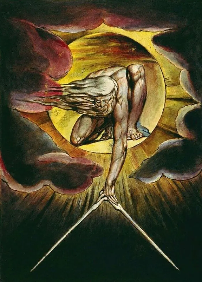 The Ancient Of Days By William Blake