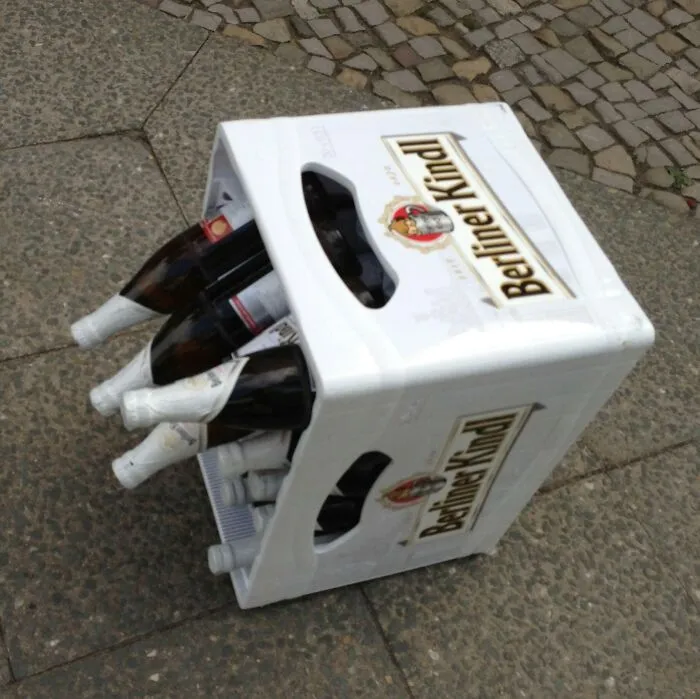 Well, That Was Close. Crate Dropped, And No Beer Spilled
