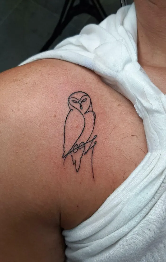 Single Line Owl