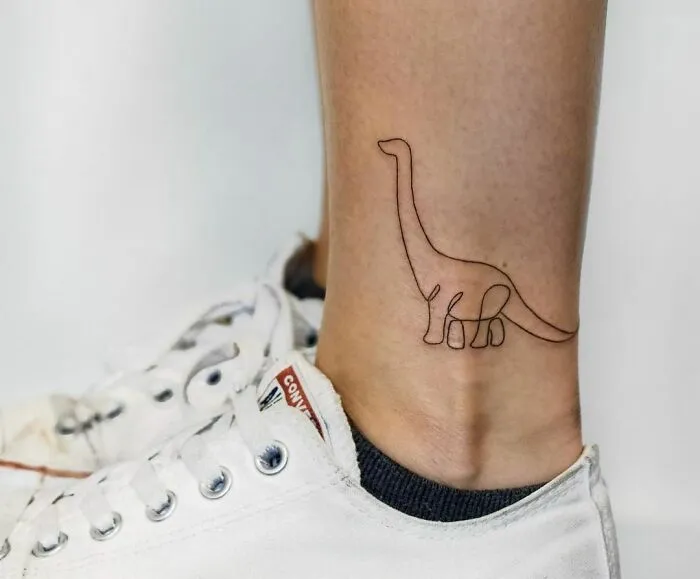 Single Line Brontosaurus