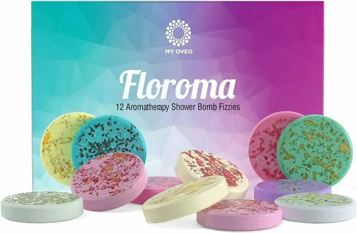 Aromatherapy shower bomb fizzies, a perfect Valentine's Day gift for love and affection.
