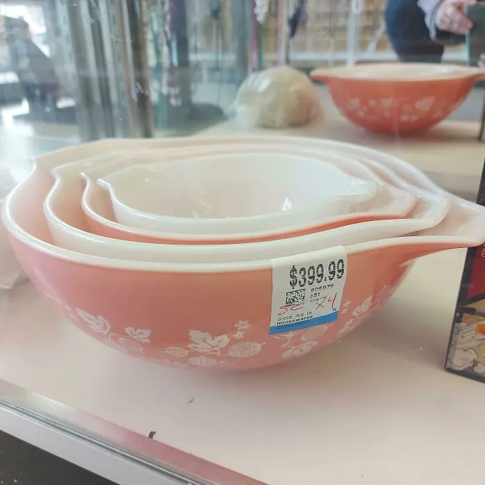 Gooseberry Cinderella Bowls. I Know They're Worth A Lot, But You Could Find Them For Less I Think