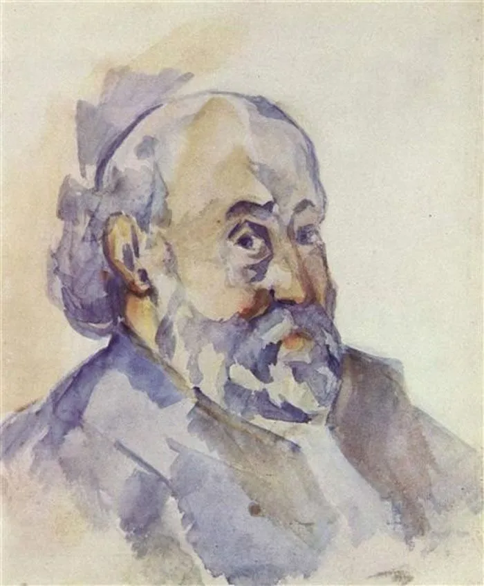 Portrait in watercolor, showcasing a masterful use of the medium with expressive brush strokes and subtle color variations.