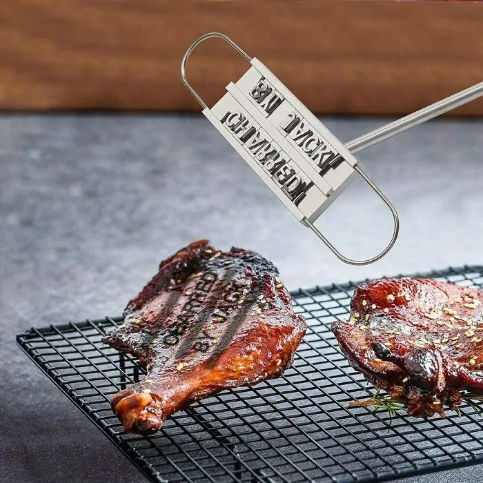 Monogrammed Barbecue Branding Iron