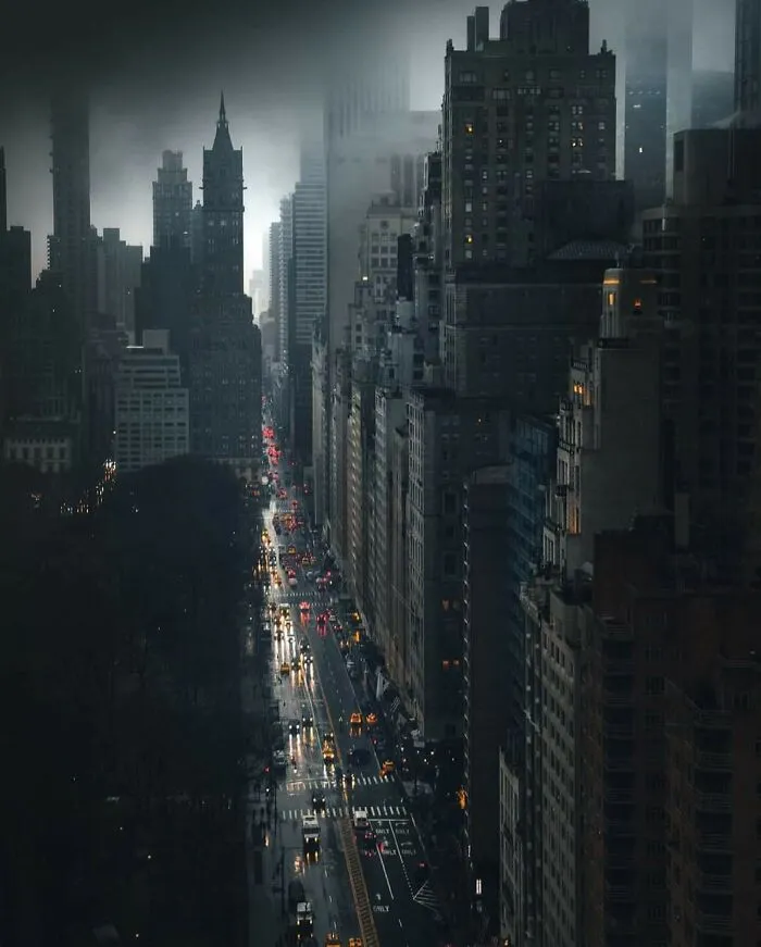 ¿Un día lluvioso en Nueva York?