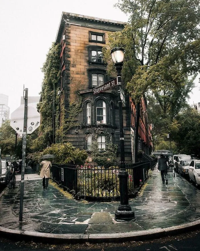 Stuyvesant Street, una de las calles más antiguas del distrito neoyorquino de Manhattan