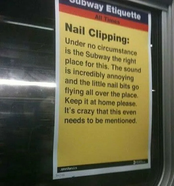 Normas de comportamiento en el metro