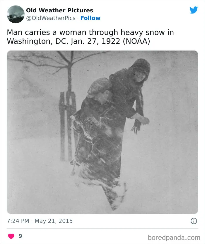 30 Extreme And Crazy Weather Examples From The Past, As Shared On This Twitter Page