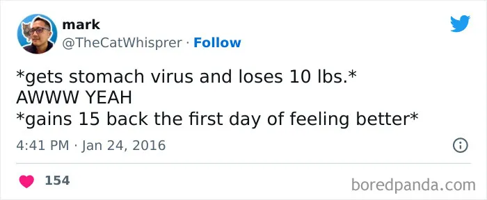 120 Funny Tweets About Dieting To Burn Extra Calories Laughing
