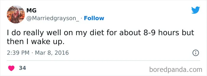 120 Funny Tweets About Dieting To Burn Extra Calories Laughing