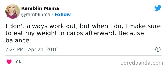 120 Funny Tweets About Dieting To Burn Extra Calories Laughing
