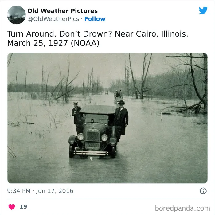 30 Extreme And Crazy Weather Examples From The Past, As Shared On This Twitter Page