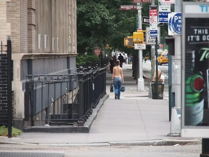 It’s Not Illegal To Go Topless In New York