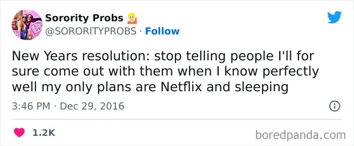 115 Comical Tweets Making Fun Of New Year’s Resolutions