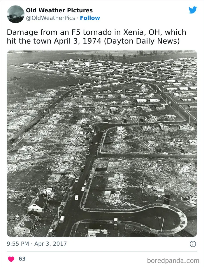 30 Extreme And Crazy Weather Examples From The Past, As Shared On This Twitter Page