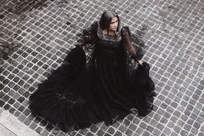 I Photographed An All-Black Themed Wedding, And It Turned Out Spectacularly (40 Pics)