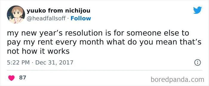 115 Comical Tweets Making Fun Of New Year’s Resolutions