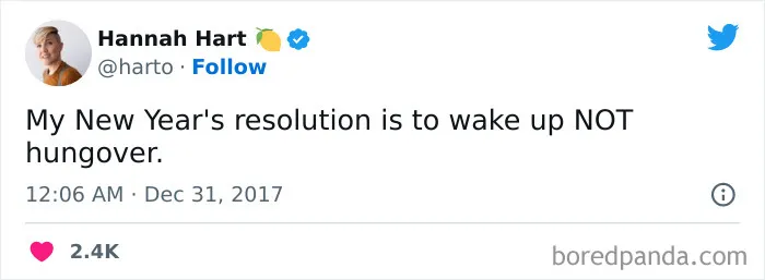 115 Comical Tweets Making Fun Of New Year’s Resolutions