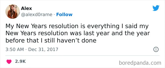 115 Comical Tweets Making Fun Of New Year’s Resolutions
