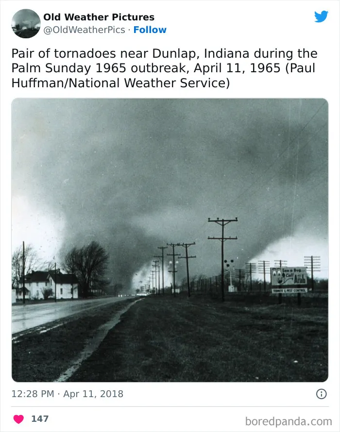 30 Extreme And Crazy Weather Examples From The Past, As Shared On This Twitter Page