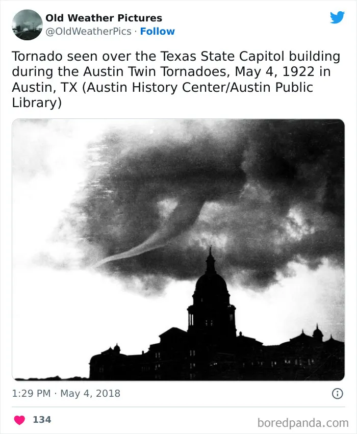 30 Extreme And Crazy Weather Examples From The Past, As Shared On This Twitter Page