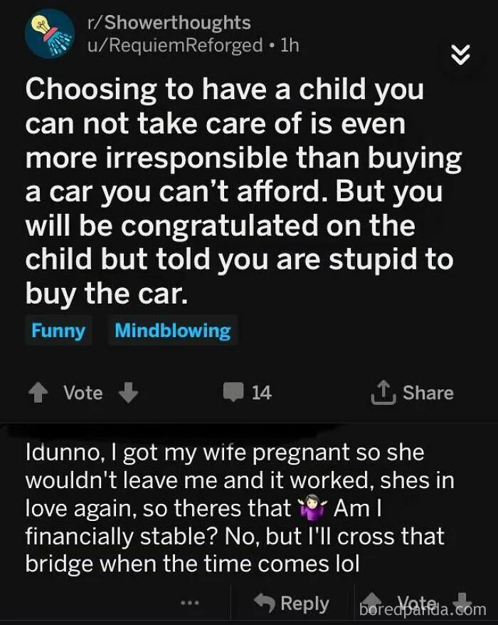 This Guy Chose To Get His Wife Pregnant Rather Than Be Alone