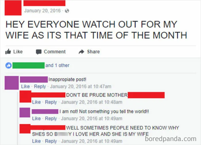 Wife's Time Of The Month
