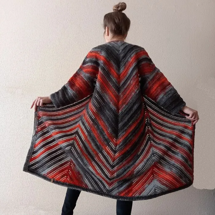 Diagonal Cardigan Pattern