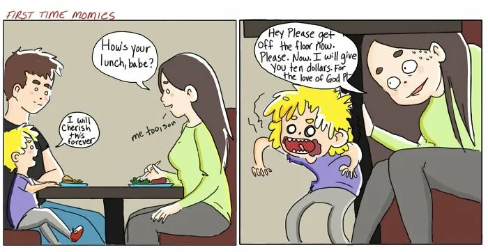 Here Are My 30 Comics On Daily Struggles As A Parent (New Pics)