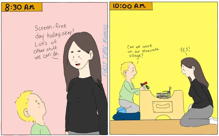 Here Are My 30 Comics On Daily Struggles As A Parent (New Pics)