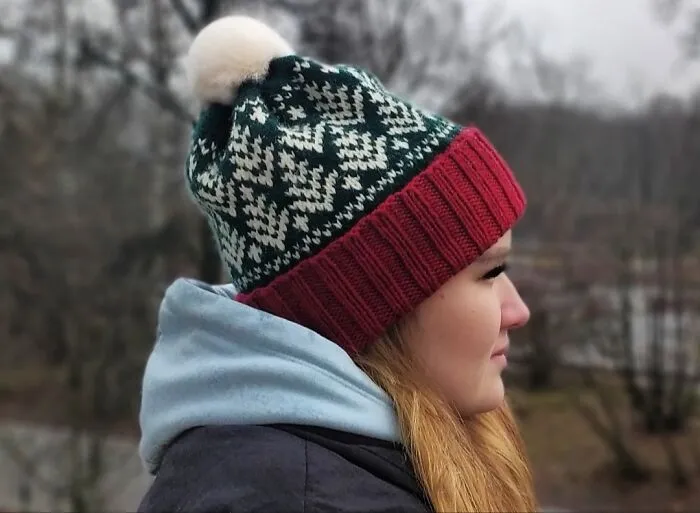 Jacquard Warm Knitted Handmade Hats (15 Pics)