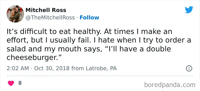 120 Funny Tweets About Dieting To Burn Extra Calories Laughing