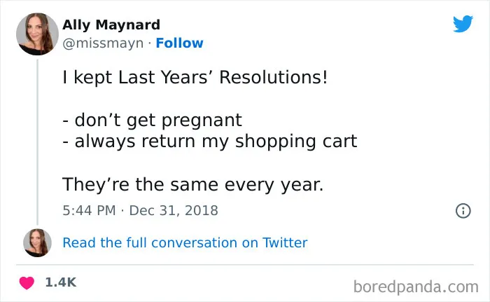 115 Comical Tweets Making Fun Of New Year’s Resolutions