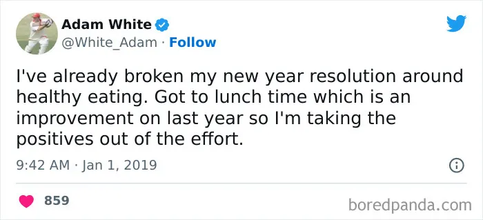 115 Comical Tweets Making Fun Of New Year’s Resolutions