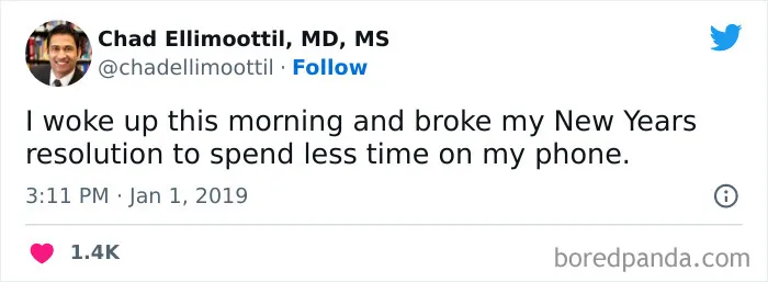 115 Comical Tweets Making Fun Of New Year’s Resolutions