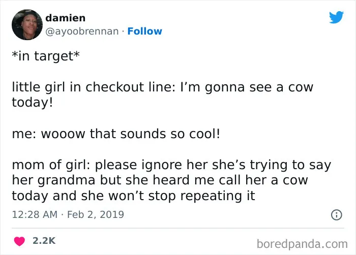 She's Going To See A Cow Today