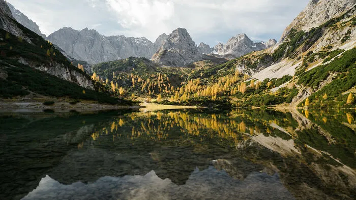 Hiking Alongside The Seebensee, Austria