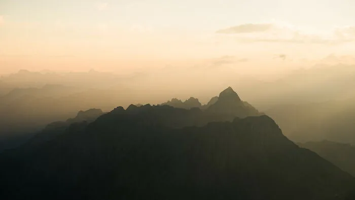 Sunrise Atop Schesaplana, Austria