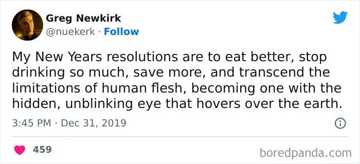 115 Comical Tweets Making Fun Of New Year’s Resolutions