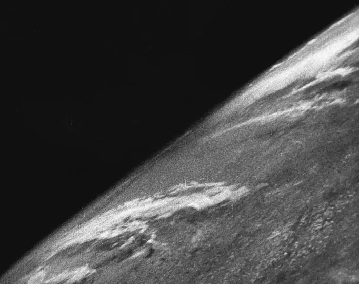 The First Photograph That Was Taken From Space (1946)