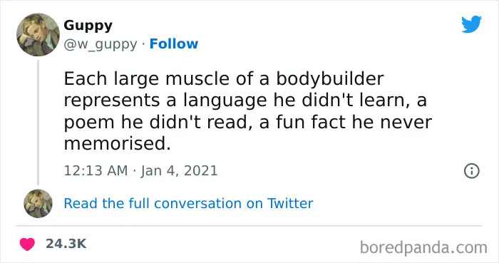 You Simply Cannot Be Jacked And Smart At The Same Time. It Doesn't Work That Way