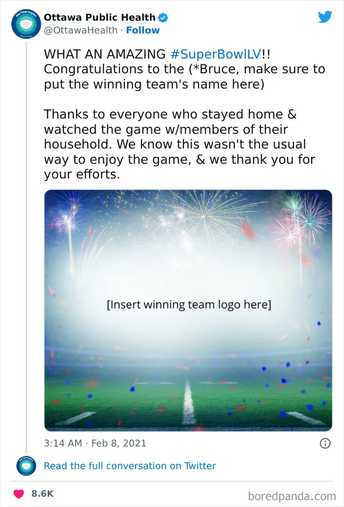 Maybe Bruce Was Just Celebrating Too Hard